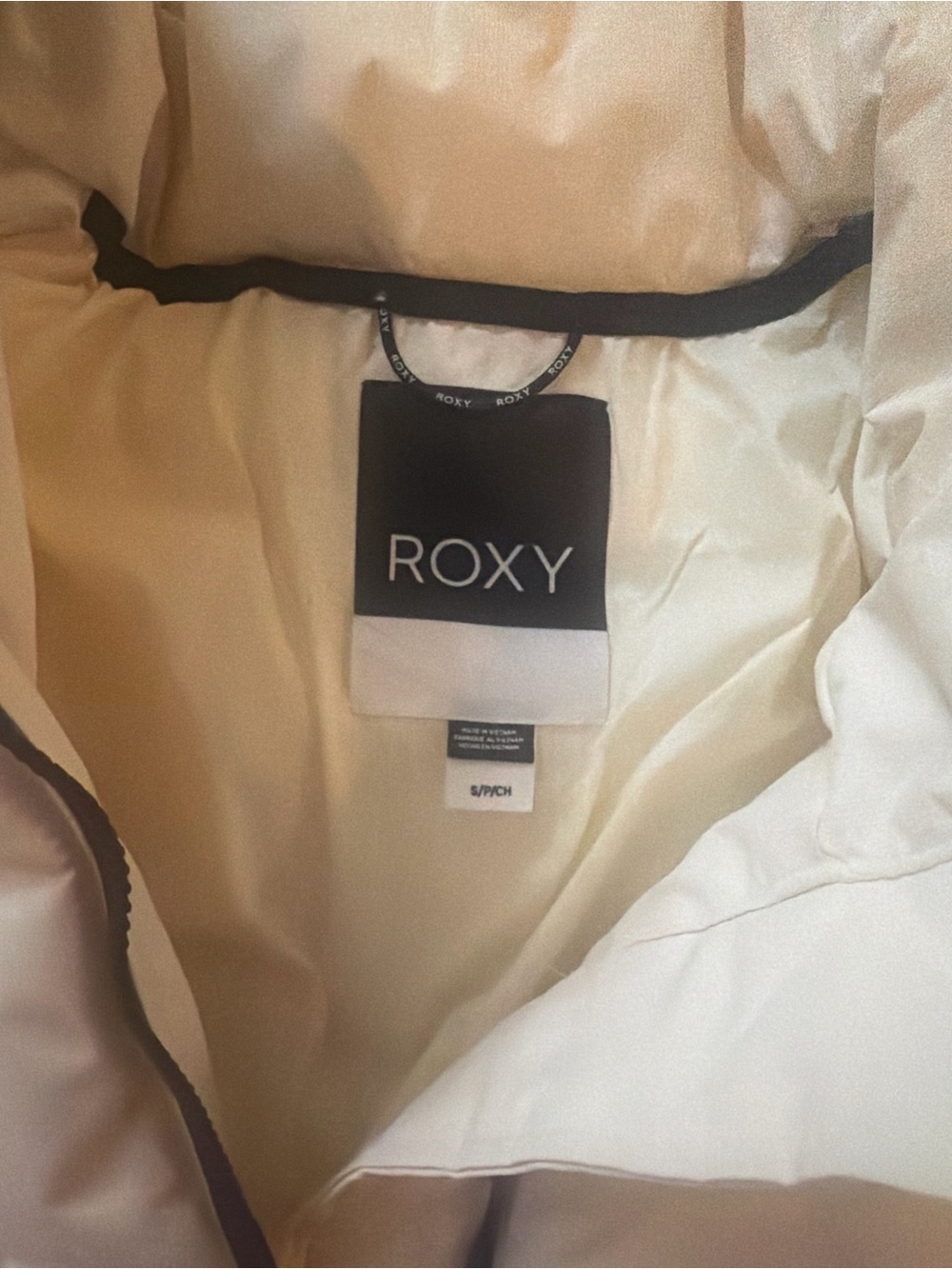 ROXY Cream Women’s Puffer Jacket